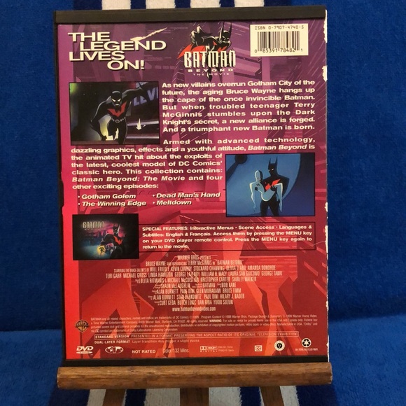 Batman Beyond (DVD, 1999) Snap Case - Picture 2 of 9
